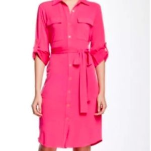 Calvin Klein Pink Hibiscus Dress